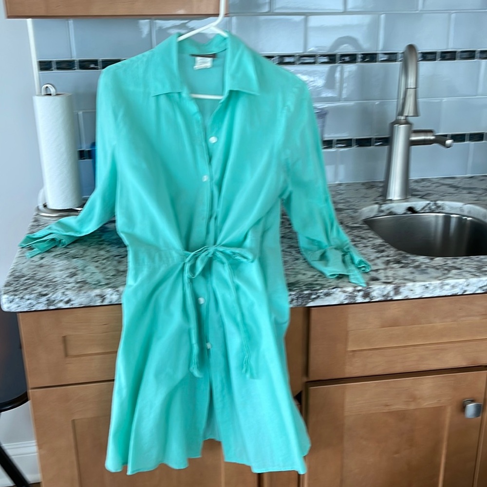 Coverup Belted 3/4 length sleeves with ties